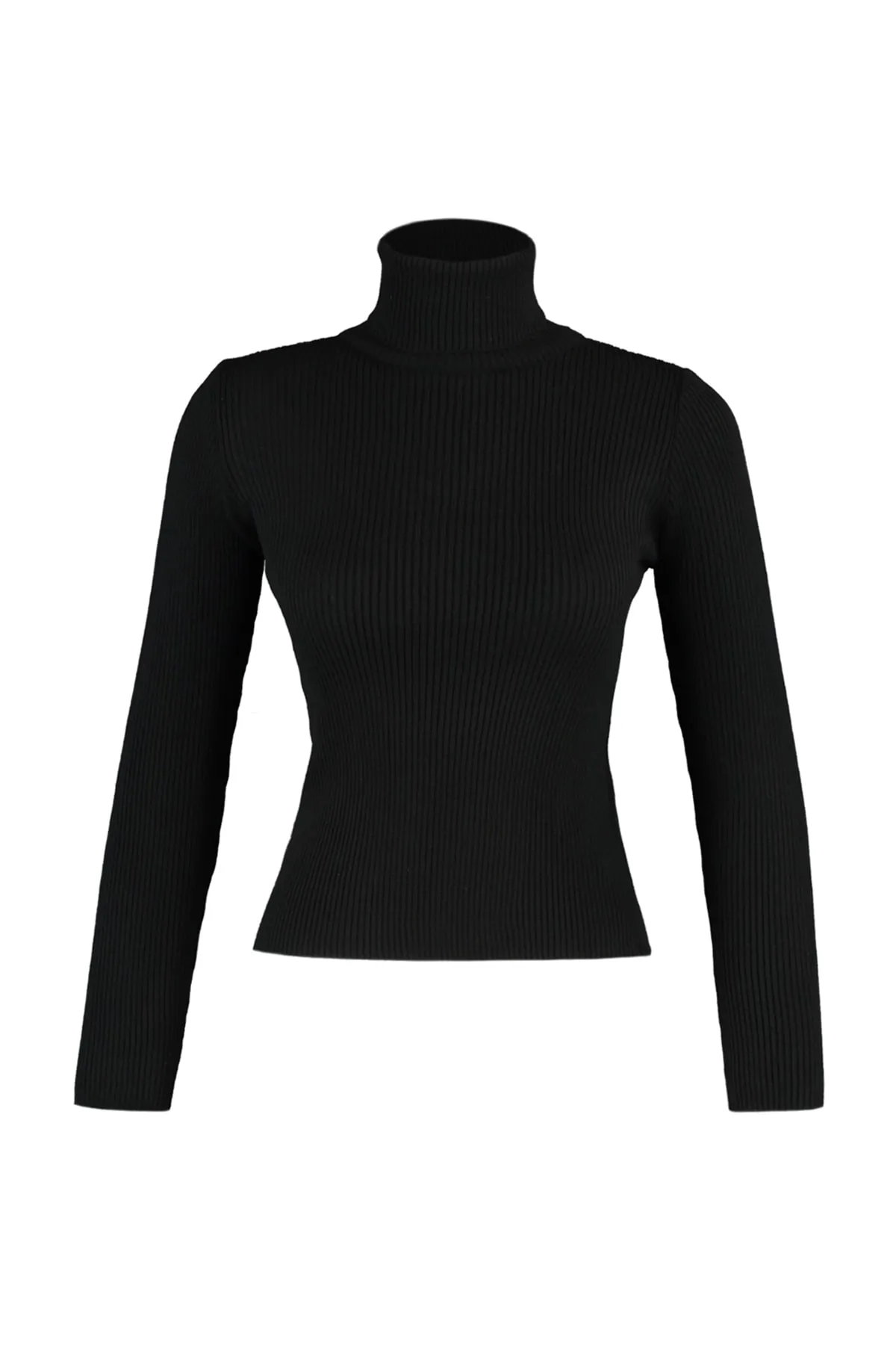 Trendyol Collection  Schwarzer Basic Rollkragenpullover TWOAW21KZ1279