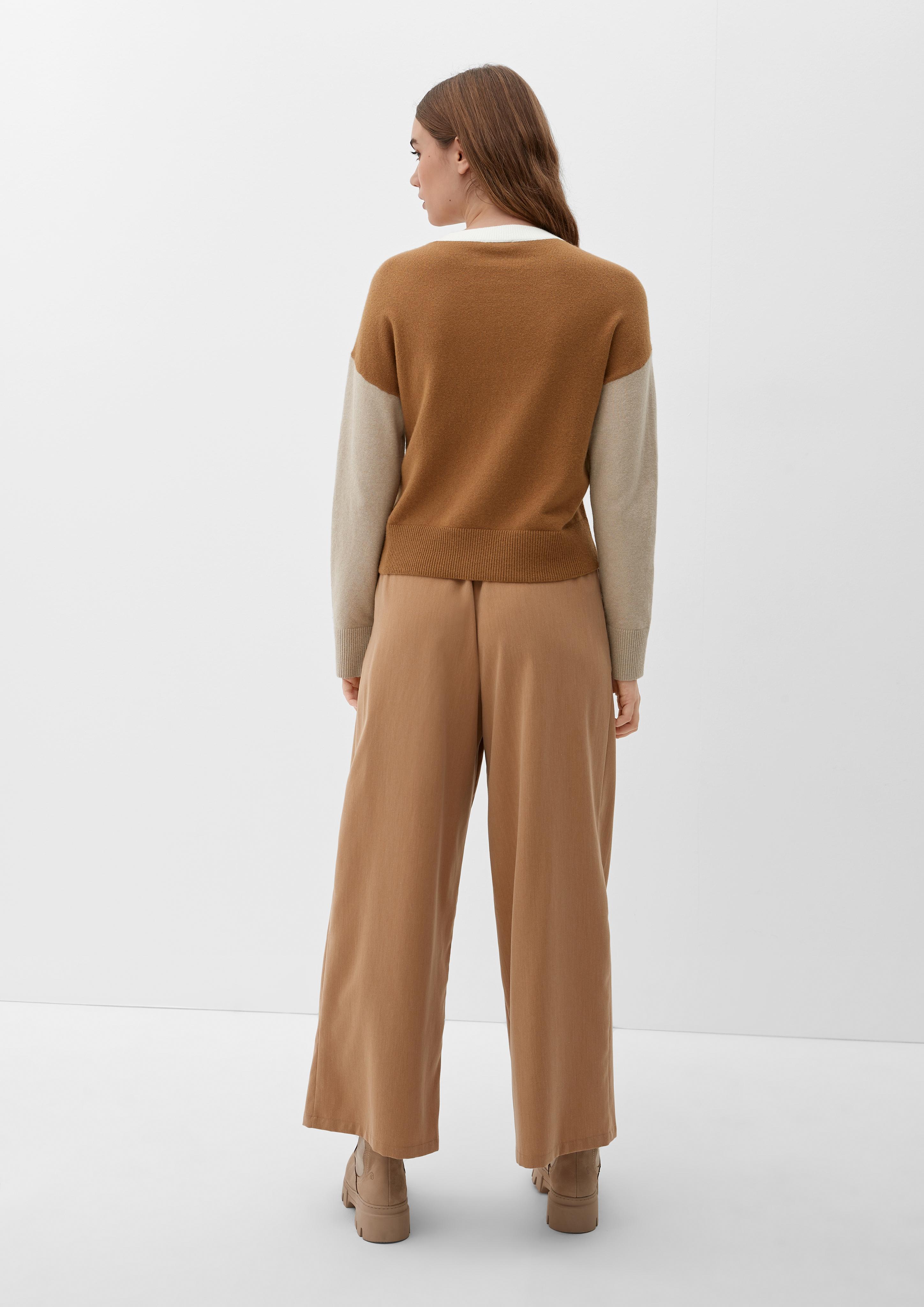 Strickpullover mit Colour Blocking  2124193-02X8