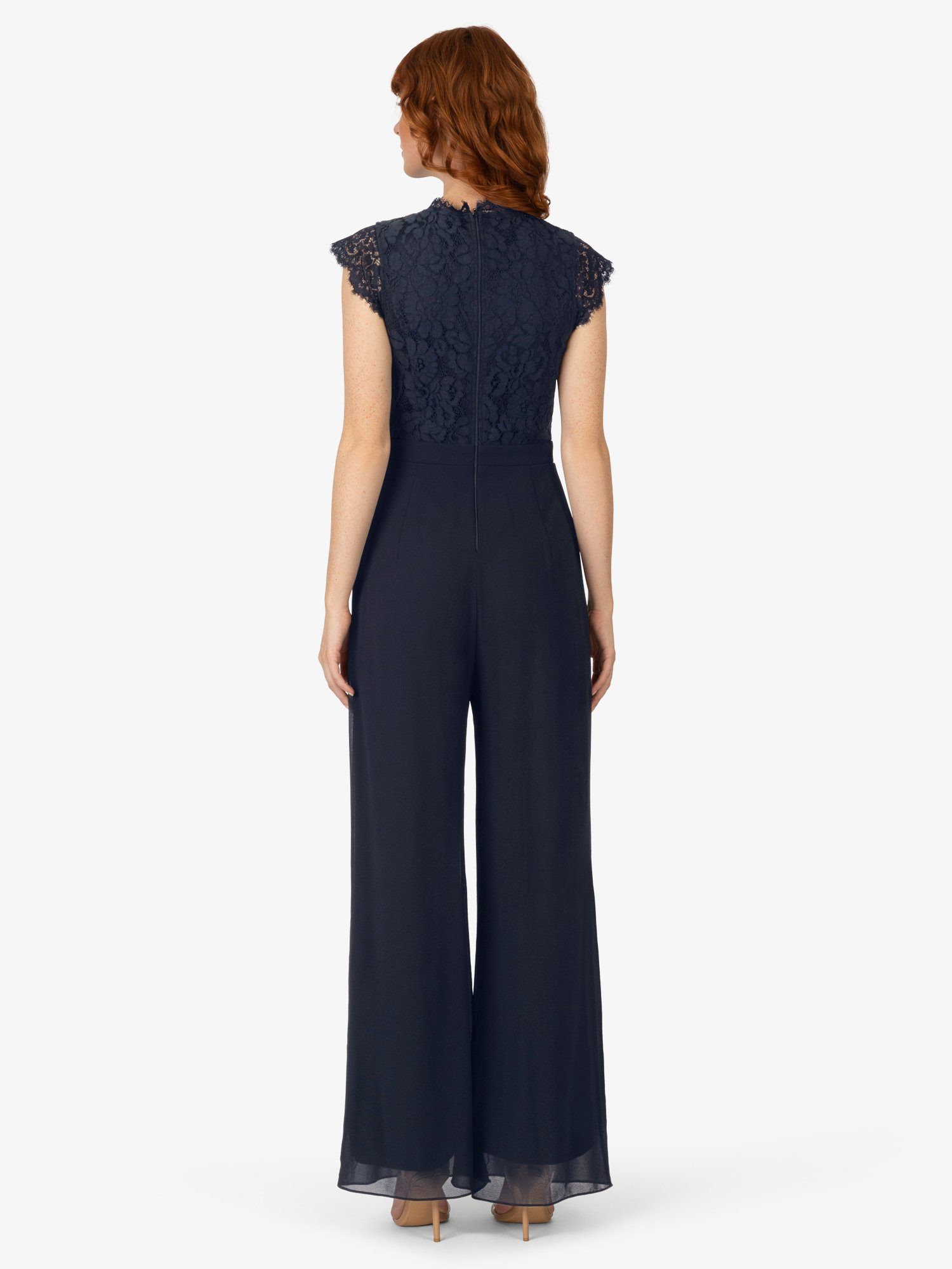 Apart Jumpsuit mit Spitzenoberteil