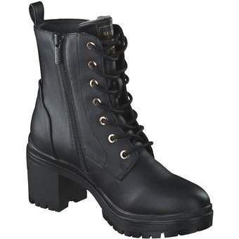Mustang Schnürstiefelette in schwarz