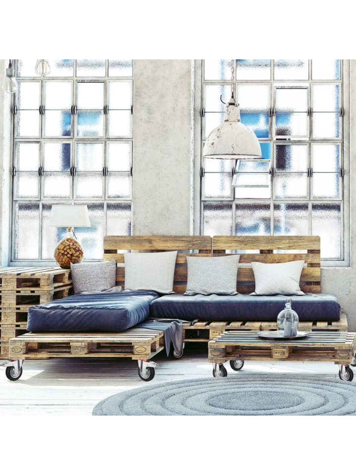 relaxdays 4x Schwerlastrollen in Schwarz -  Ø 75 mm günstig kaufen onesize