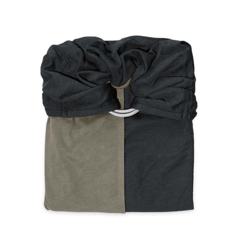 Echarpe de portage sans noeud anthracite/olive Love Radius by JPMBB