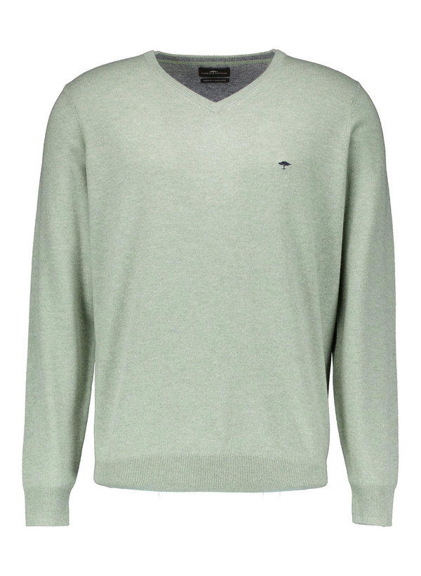 Fynch-Hatton, Pullover, Merinowolle-Kaschmir, pastellkhaki meliert