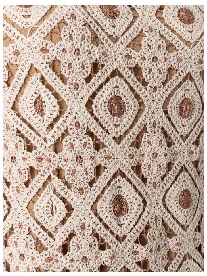 More & More Häkelspitzenkleid in beige günstig kaufen