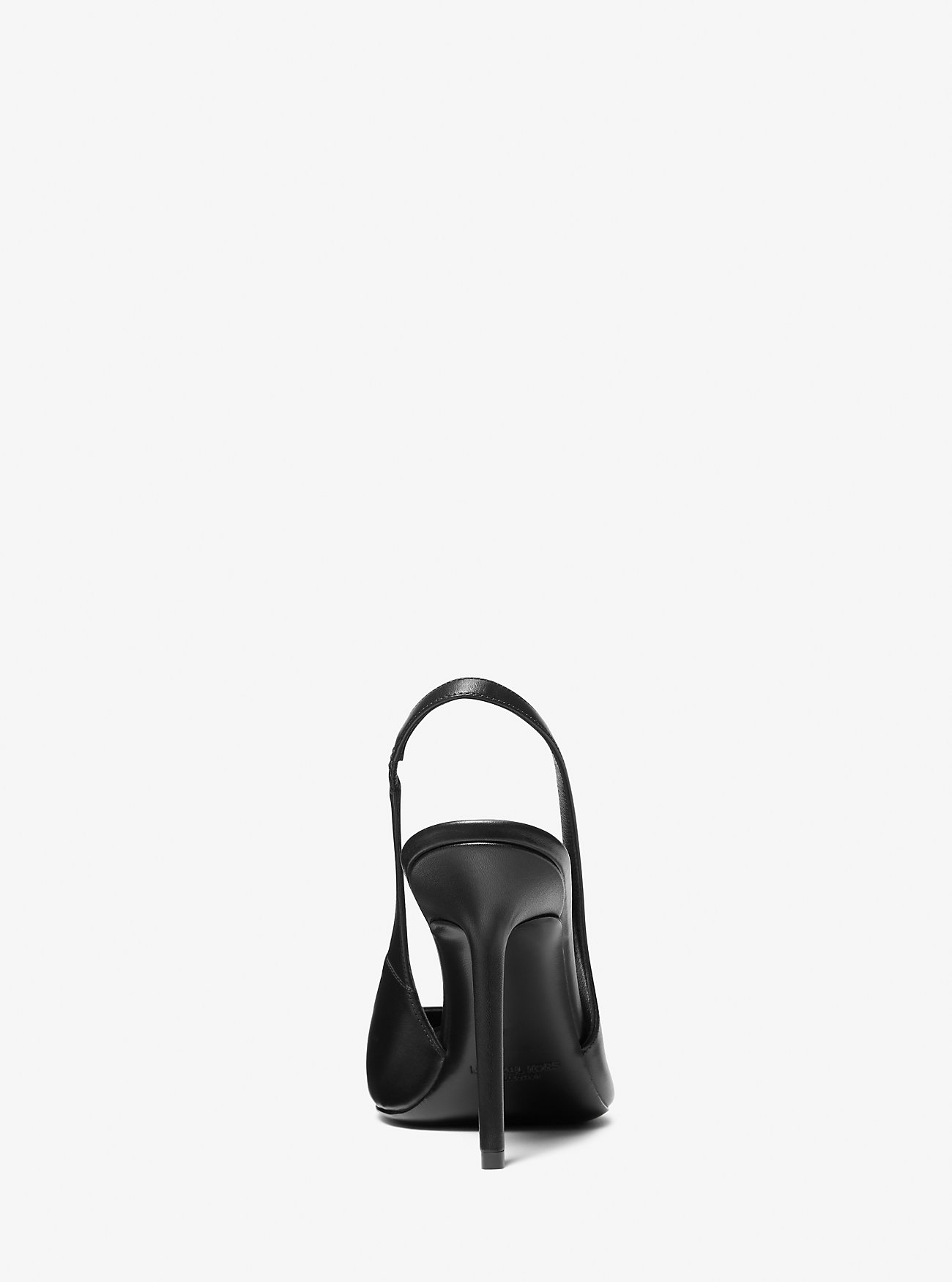 Reece Leather Slingback Pump - BLACK