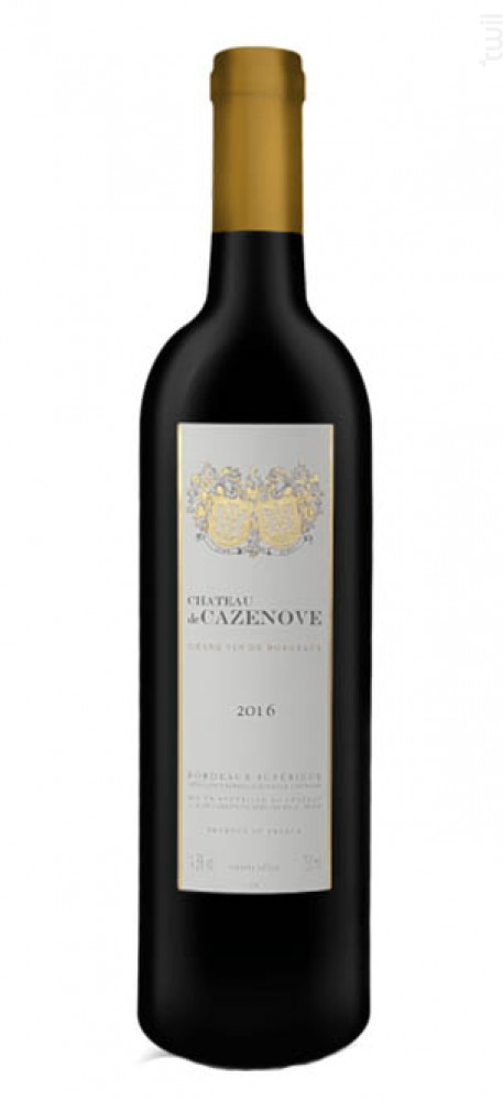 Chateau de Cazenove Château de Cazenove Vin Rouge●Bordeaux Supérieur 2016 75cl