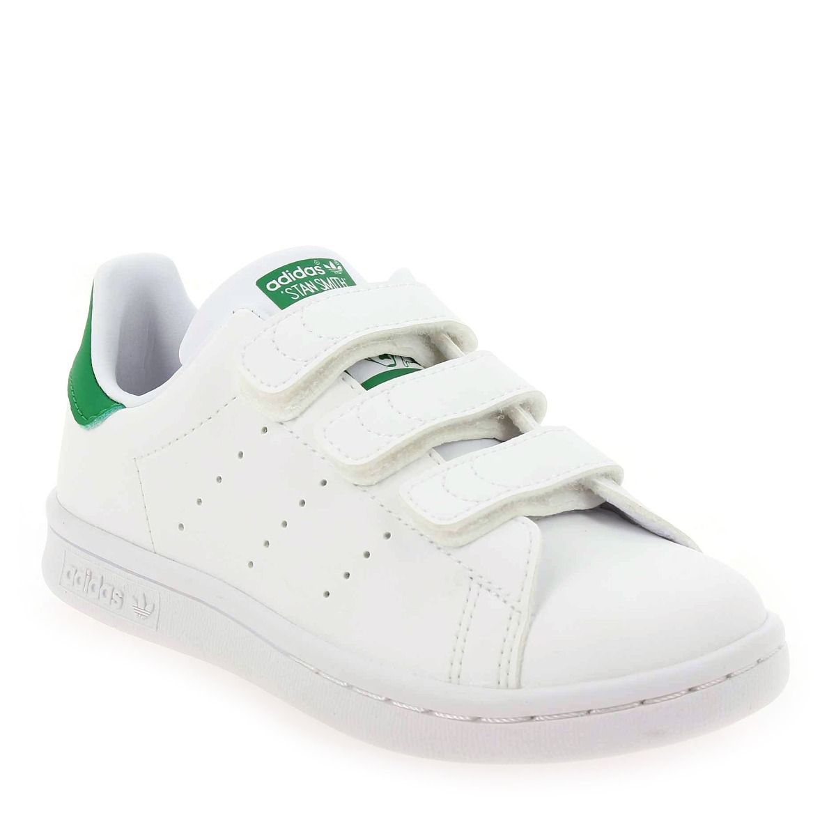 Adidas Originals  STAN SMITH CF C - Blanc Vert