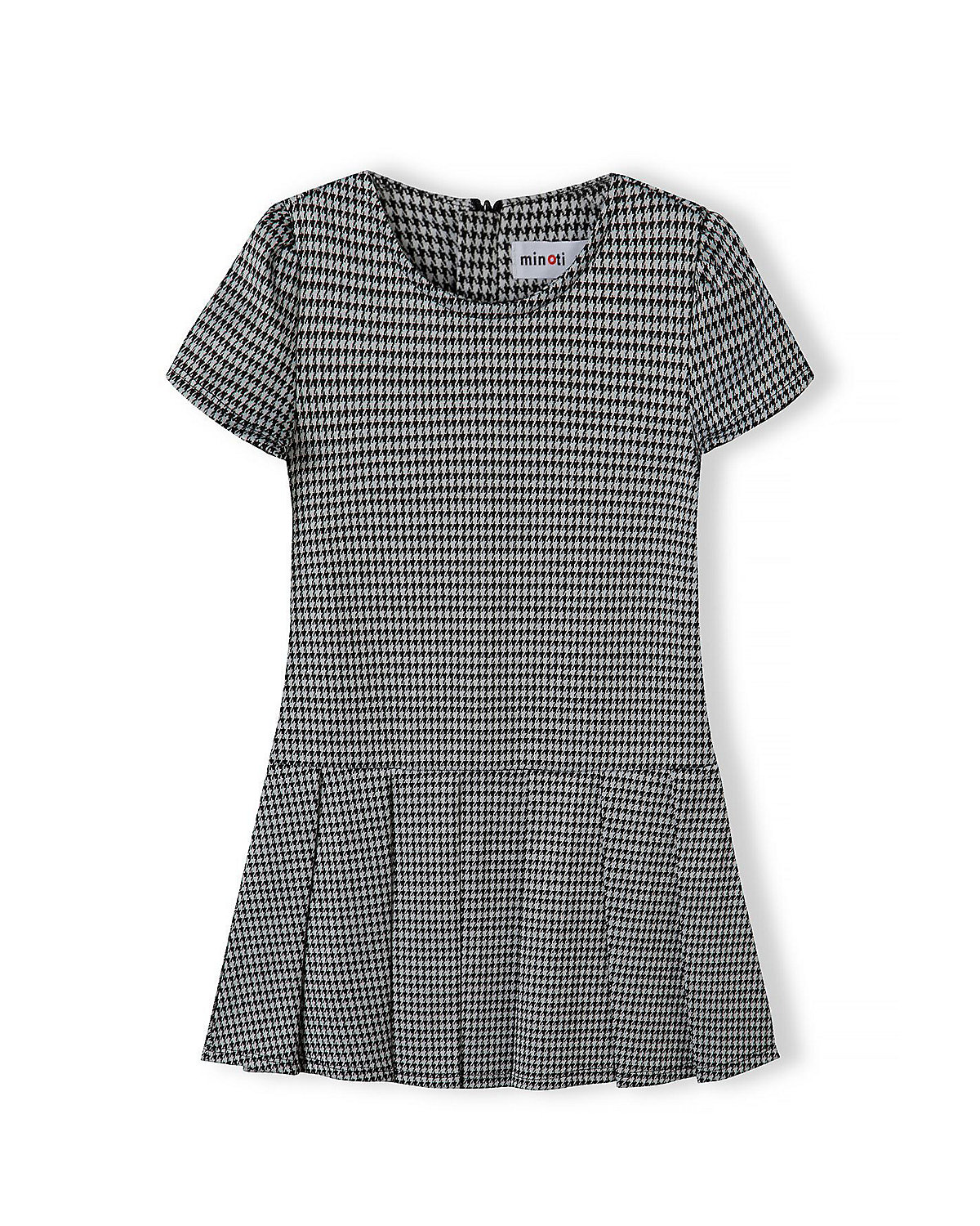 Kleid mit Hahnentrittmuster für Mädchen (3-14y)