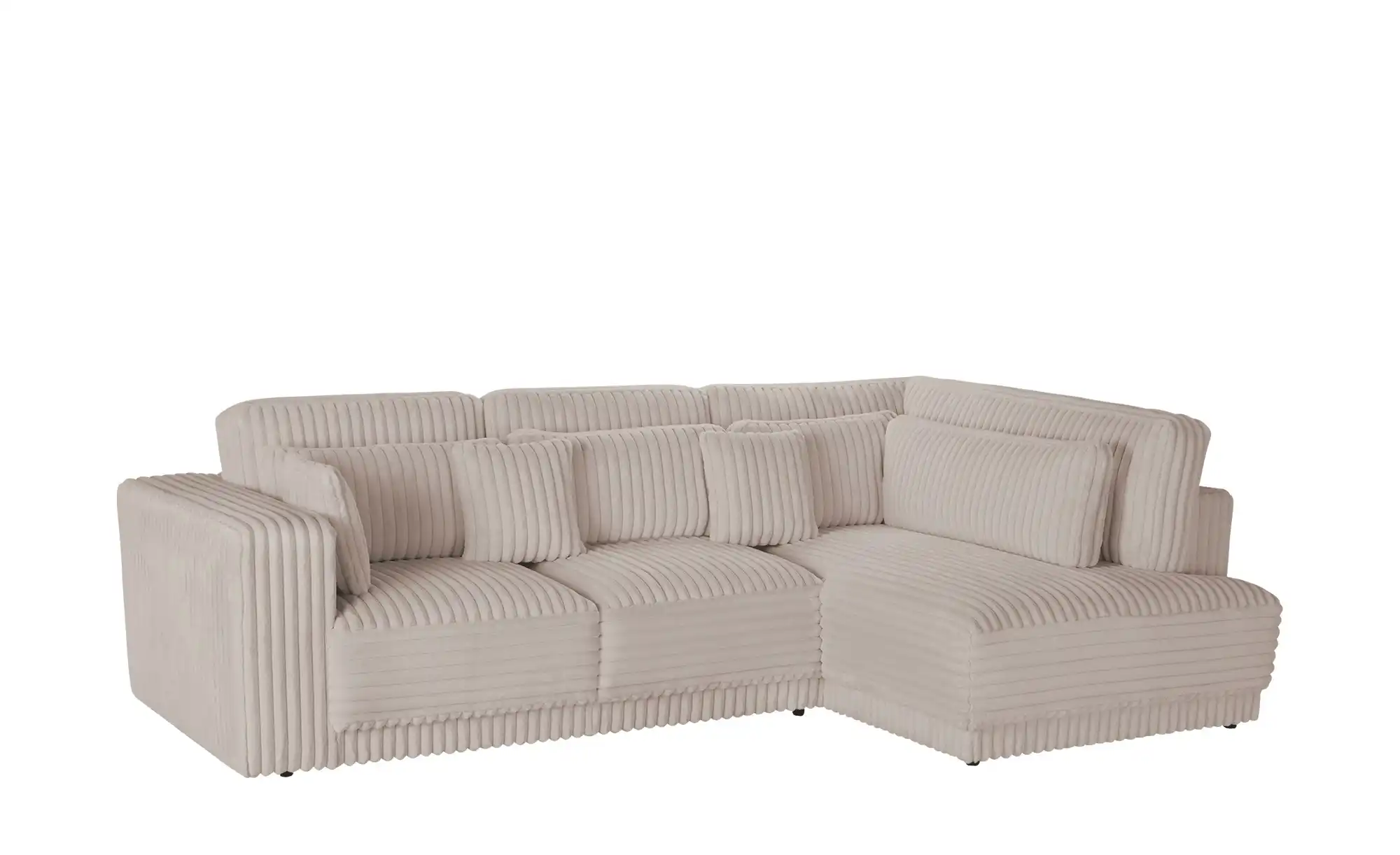Twist Ecksofa  in modernem Breitcord Torrino