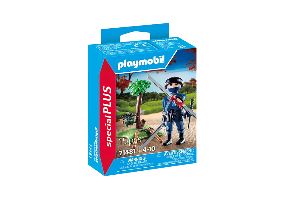 Ninja mit Ausr&uuml;stung