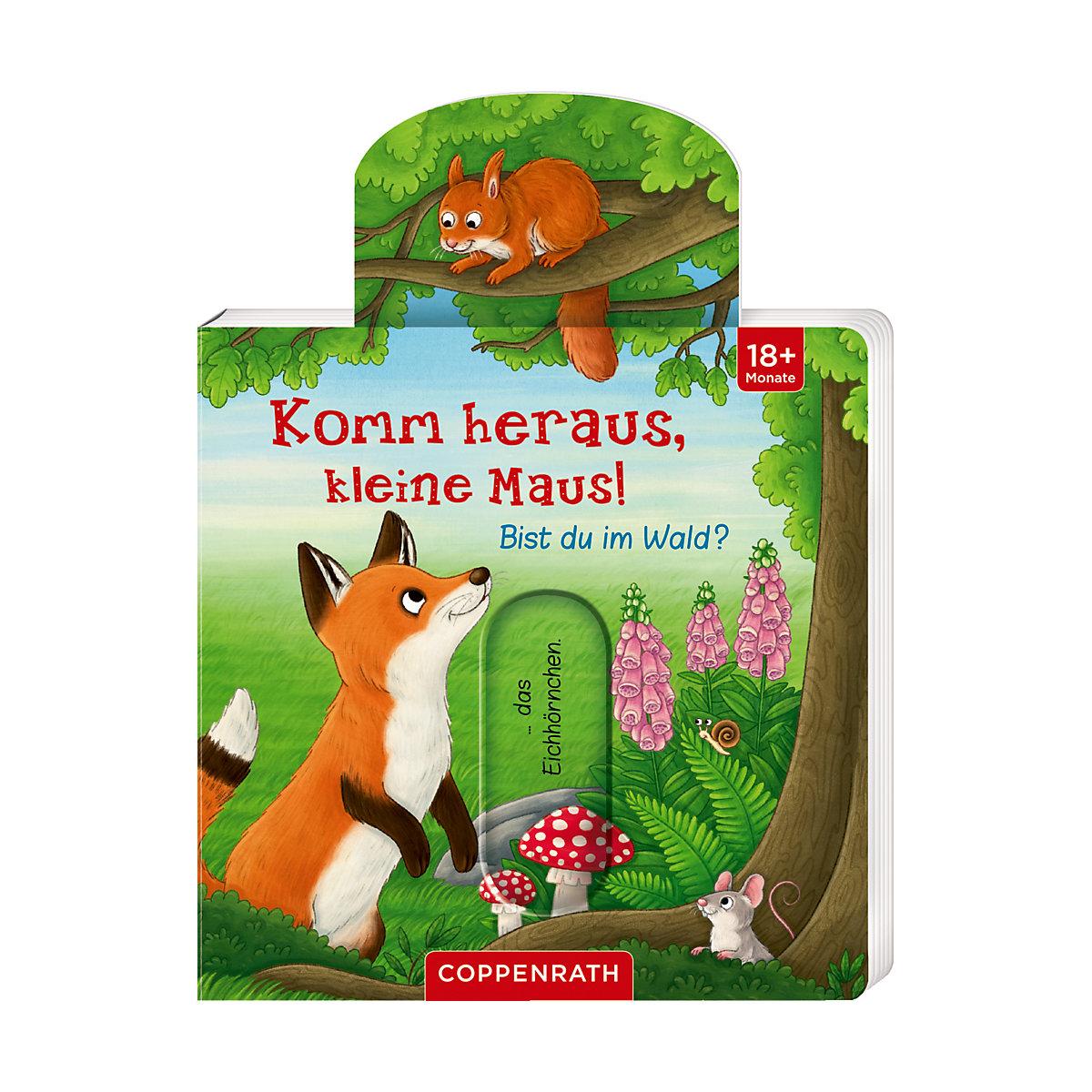 Komm heraus, kleine Maus! Bist du im Wald
