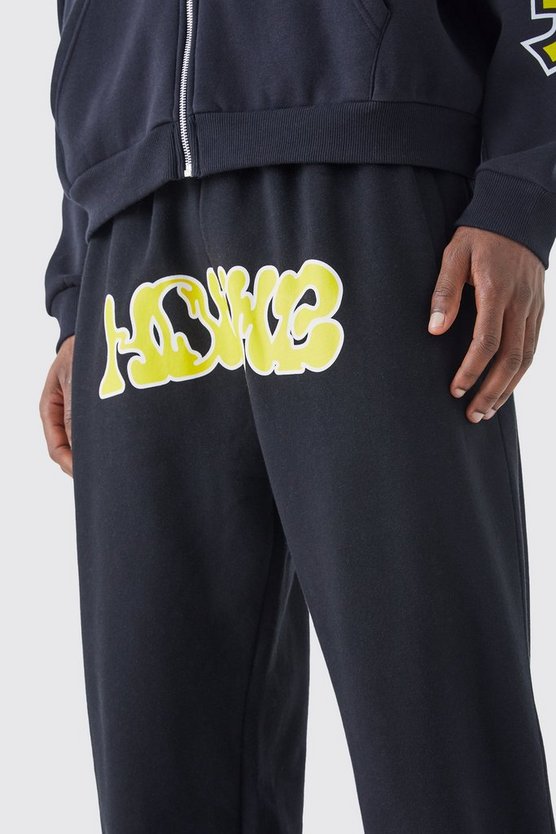 Oversize Jogginghose mit Homme Detail