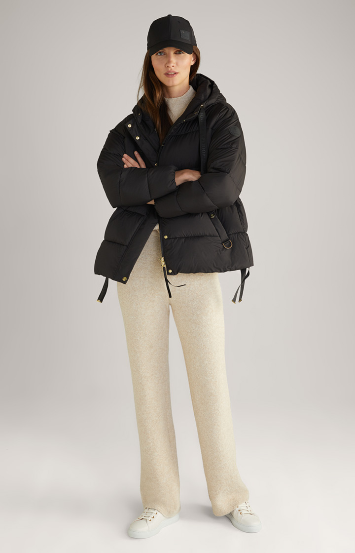 Steppjacke in Schwarz