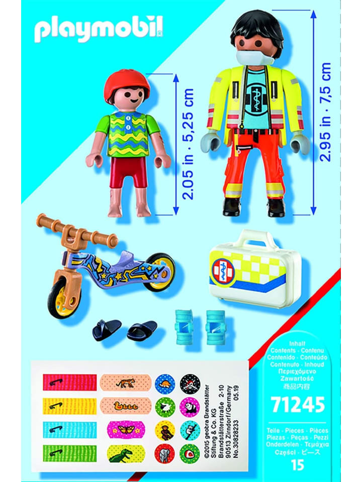Playmobil Sanitäter mit Patient in Mehrfarbig ab 4 Jahre günstig kaufen onesize