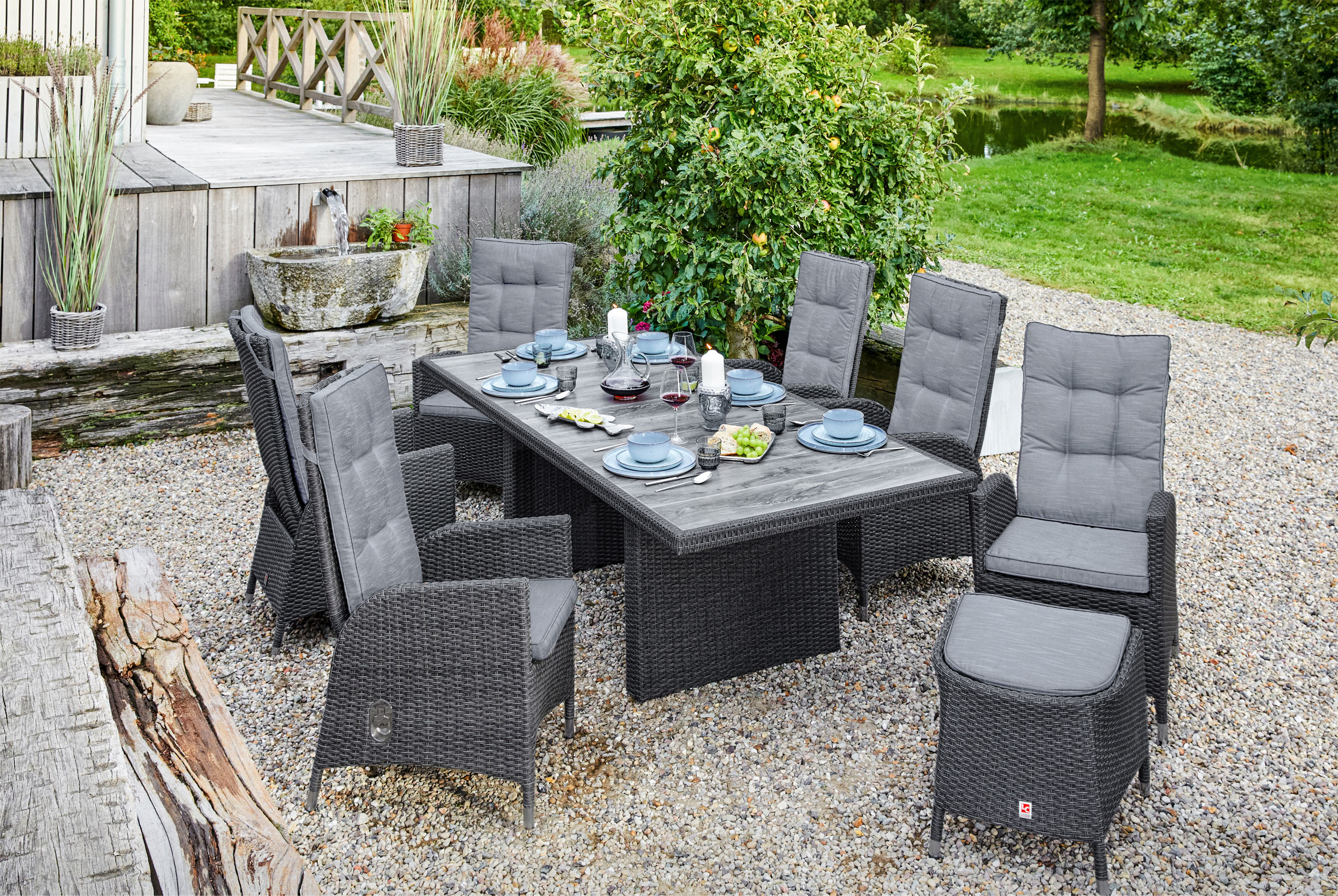 OUTDOORGartensessel Rückenverstellung