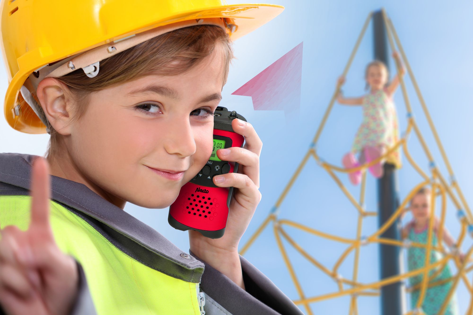Alecto FR115RD Set mit 2 Walkie Talkies