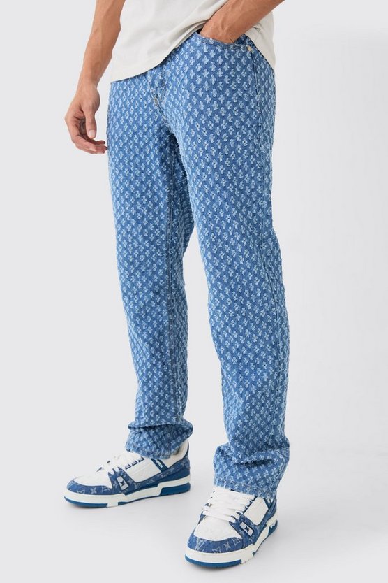 Lockere Jeans mit Rissen