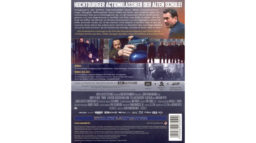 Ronin - 2-Disc Limited SteelBook  (4K Ultra HD) (+ Bonus-Blu-ray)