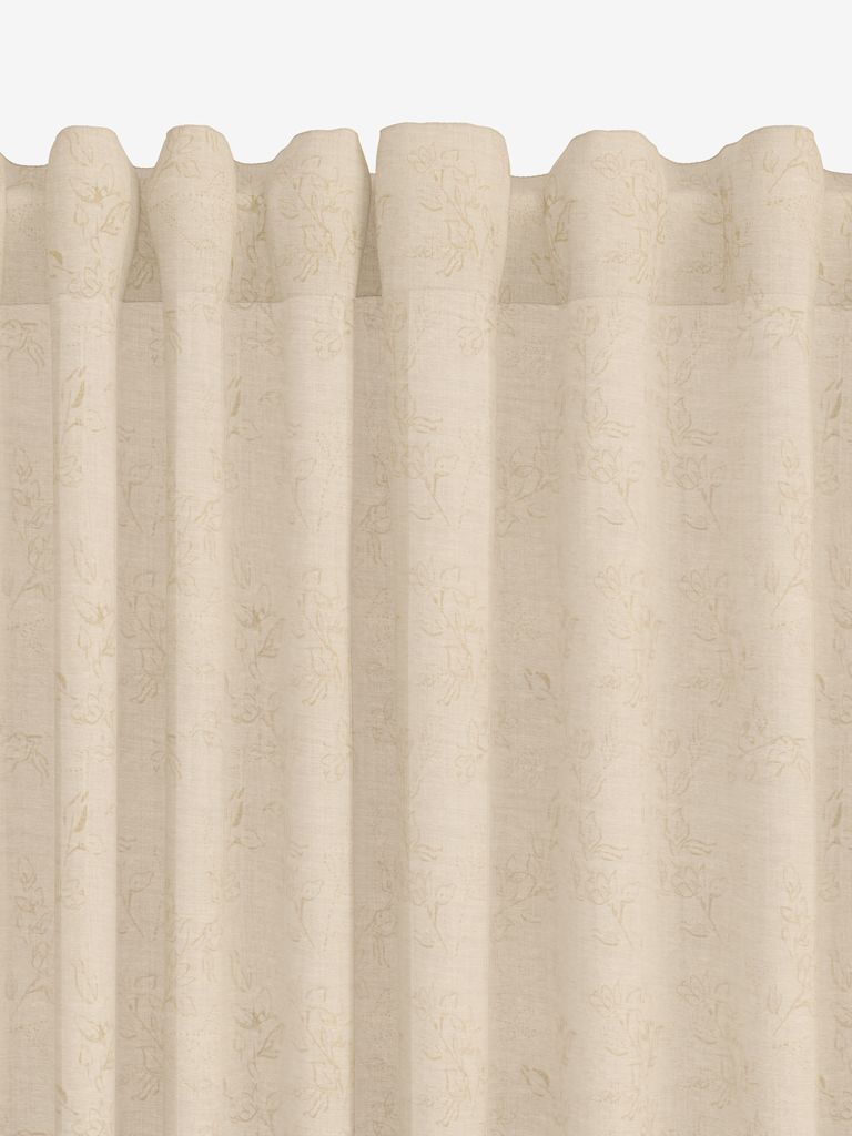BIRKHOLM Zasłona BIRKHOLM 1x140x245cm kwiat beż