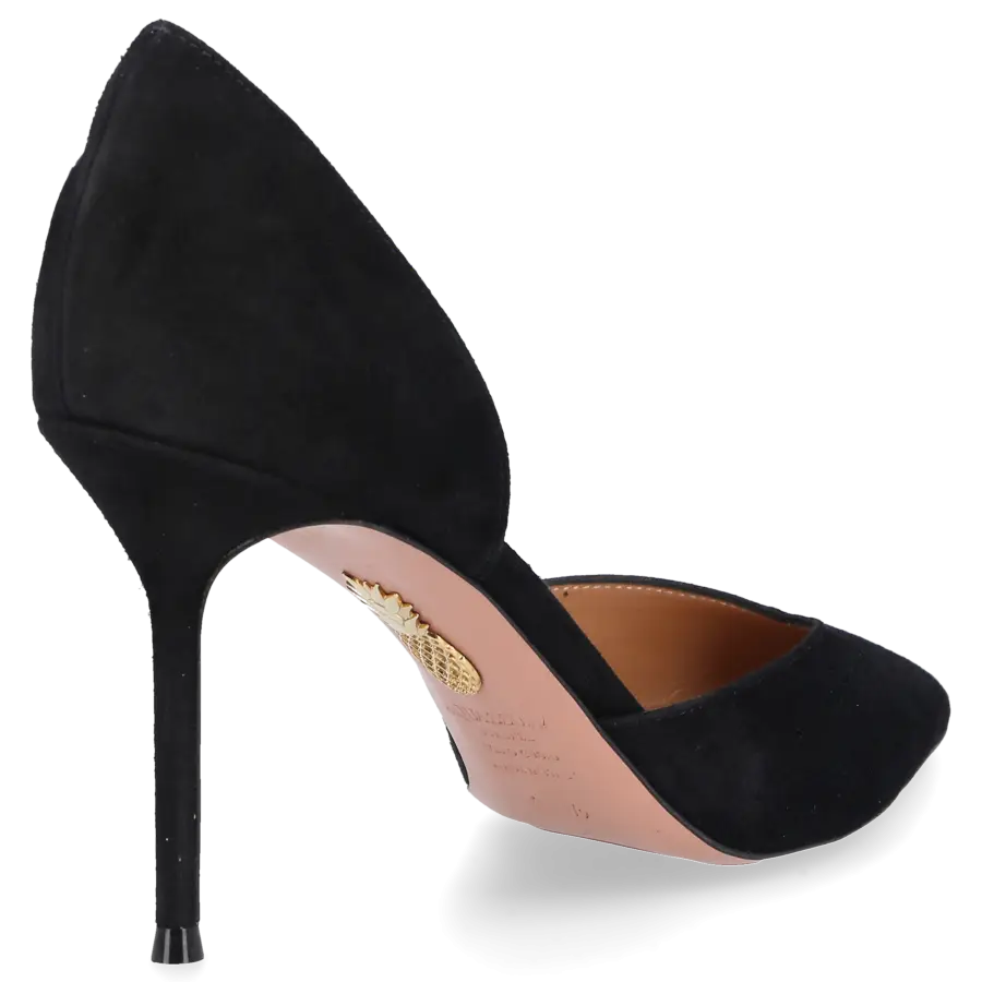 Aquazzura - Pumps UPTOWN 105 Veloursleder - schwarz