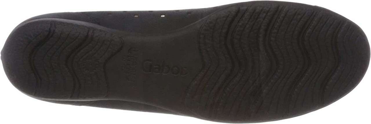 GABOR Ballerinas blau nightblue Nubuk Lavato