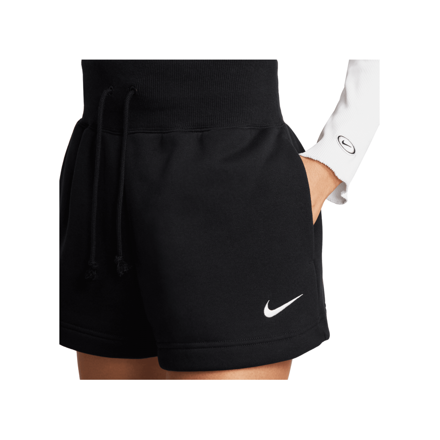 Nike Phoenix Fleece Short Damen Schwarz F010