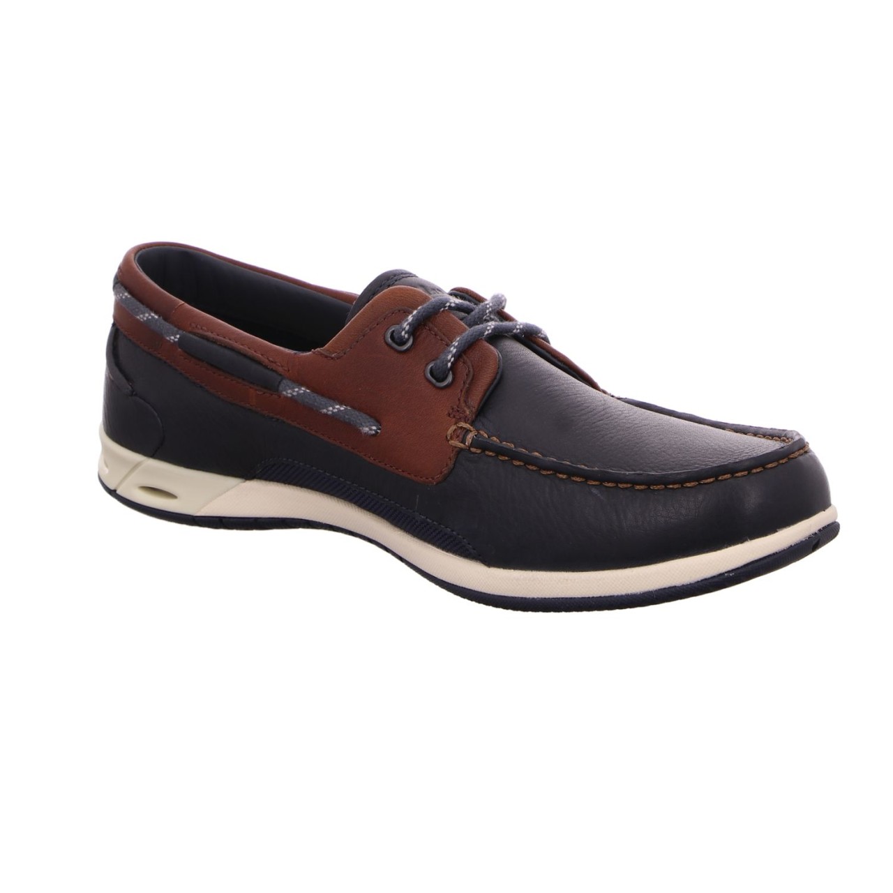 CLARKS Freizeit Schnürer blau MENS