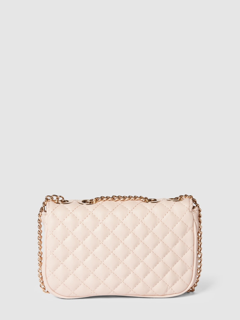 Crossbody Bag in Stepp-Optik in hellrosa