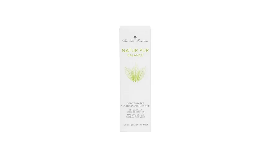 Charlotte Meentzen NATUR PUR BALANCE Detox-Maske Süßgras-Grüner Tee 30 ml