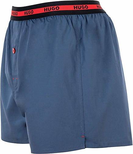 HUGO Web-Boxershorts 2er Pack