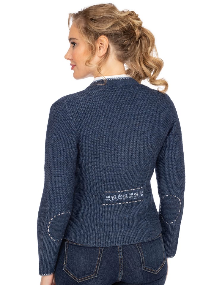 Spieth & Wensky Strickjacke AILEEN in jeansblau günstig kaufen