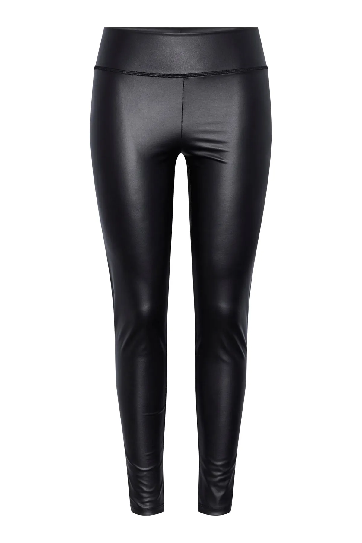PIECES  Leggings - Schwarz - Mittlerer Bund