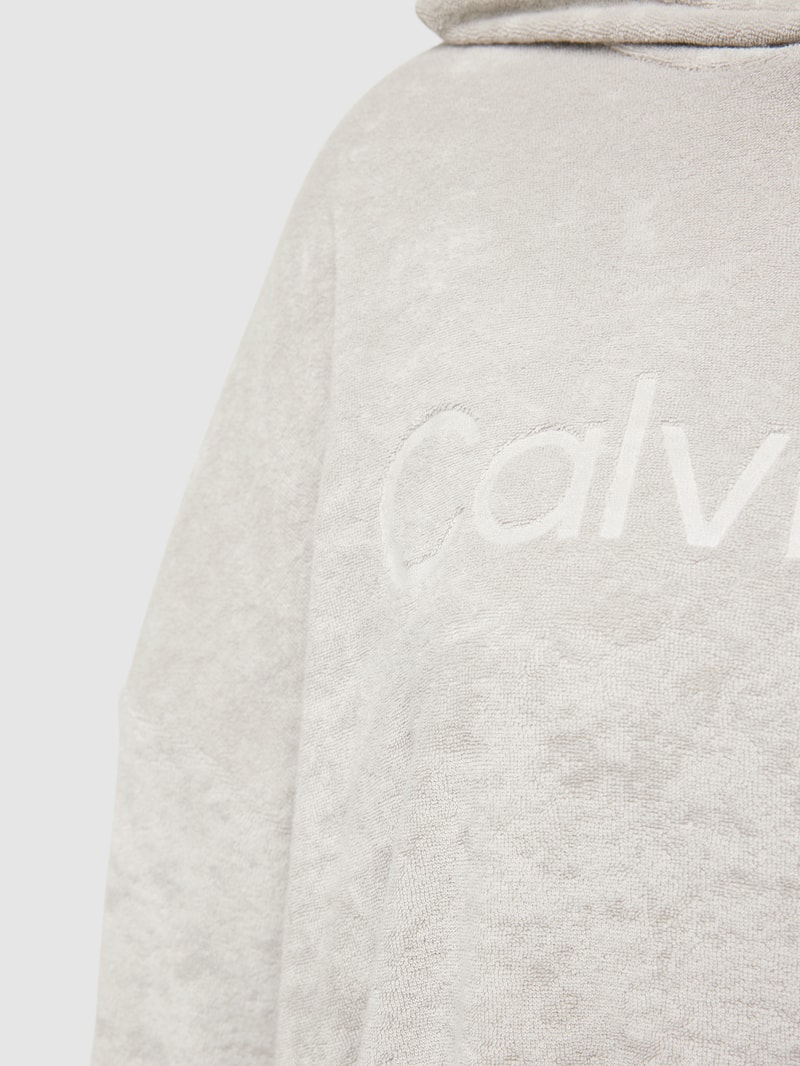 Hoodie mit Label-Schriftzug Modell 'COZY LOUNGE' in hellgrau
