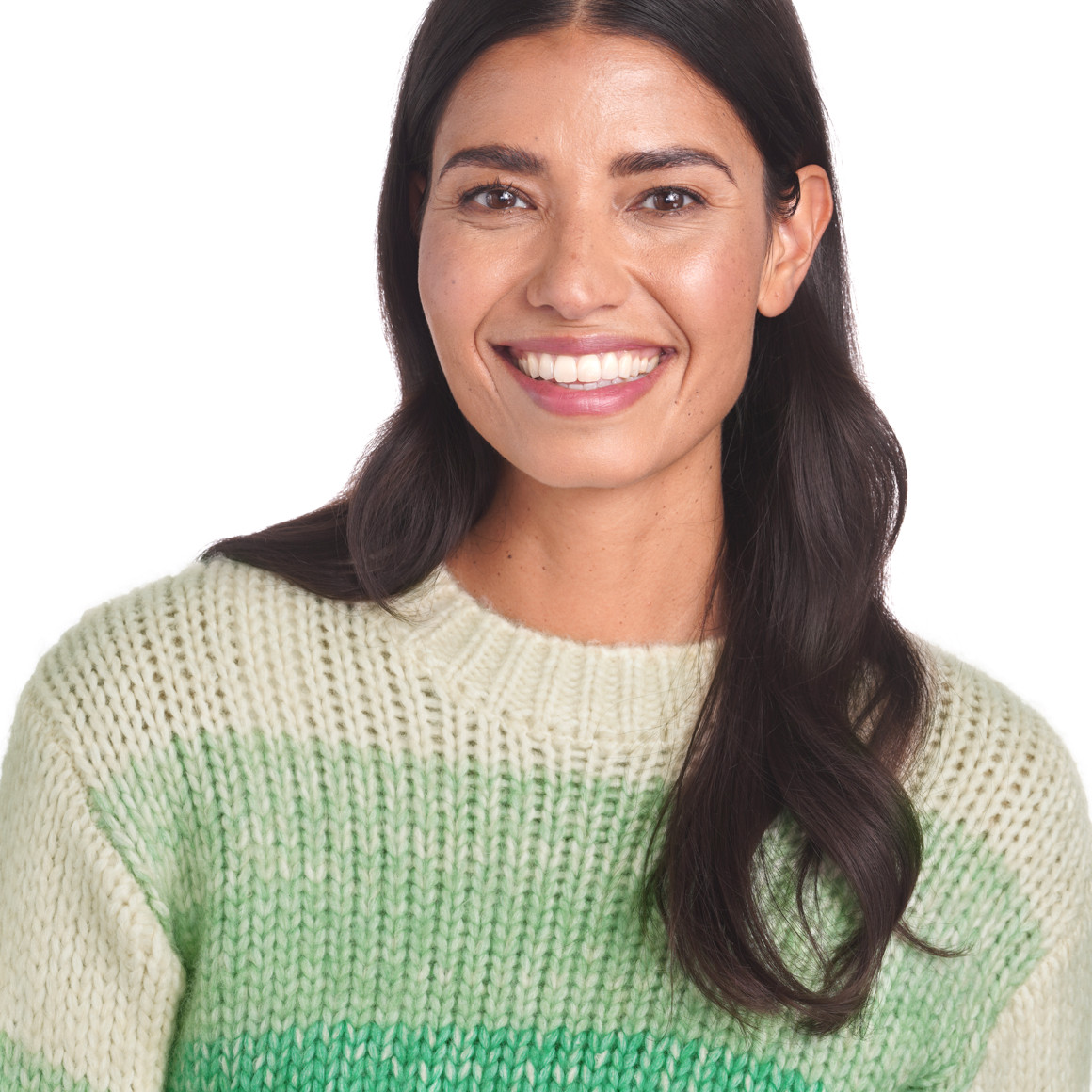 Damen Strickpullover mit Farbverlauf