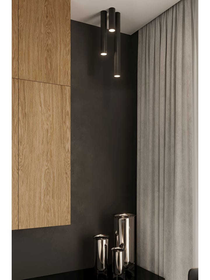 Nice Lamps Deckenleuchte CASTRO 10 in Schwarz (H)10cm ø6cm günstig kaufen onesize