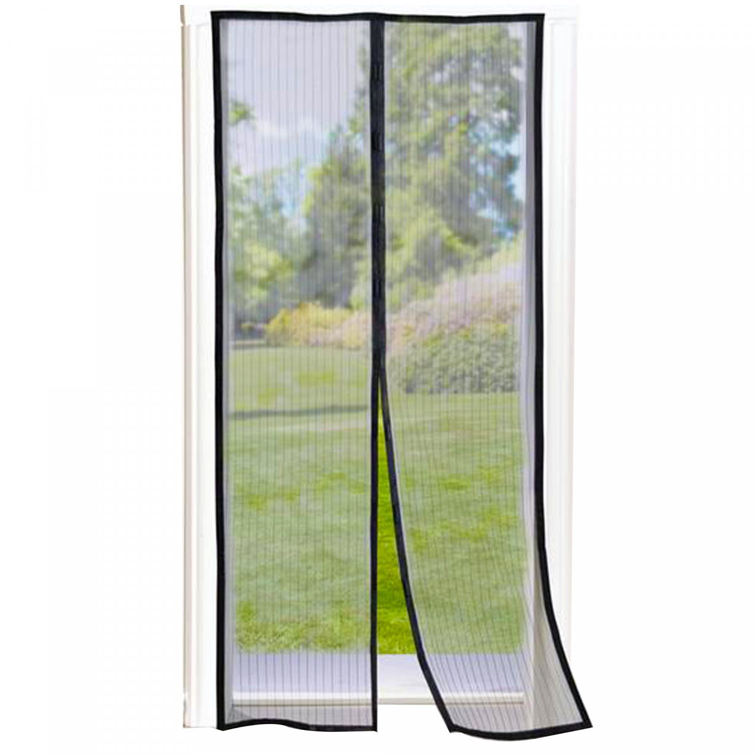 RESCH Insektenschutz-Vorhang Insektenschutz Vorhang Tür 220x110cm, Mückenschutz, Fliegengitter, (Insektensicherheitsnetz, feinmaschiges Tür Netz gegen Insekten, Fliegennetz, Insektenschutzgitter, Mückennetz hochwertige Kunststoff), Schutzvorhang, Tür
