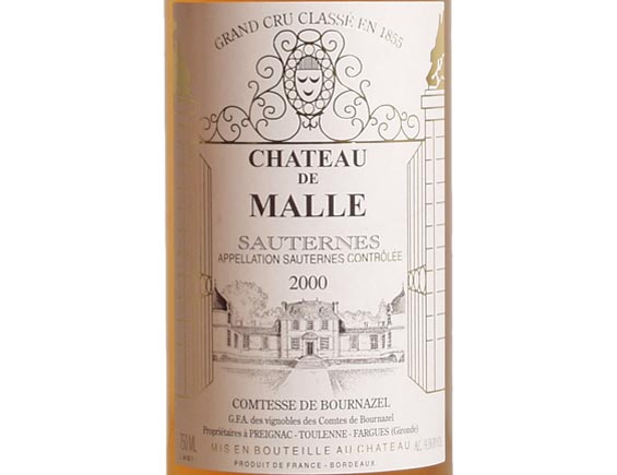 Château de Malle 2015 Bordeaux Sauternes