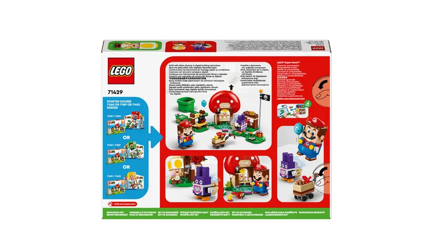 LEGO Super Mario 71429 Mopsie in Toads Laden – Erweiterungsset mit 2 Figuren
