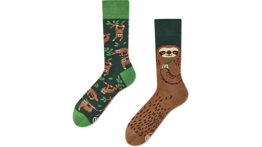 MANY MORNINGS Unisex Socken Sloth Life Sloth Life
