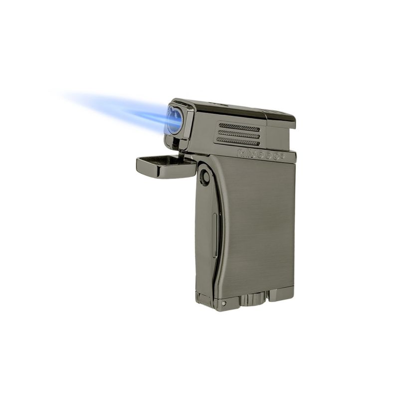 Paliò Zigarrenfeuerzeug – Scorpius Angled Single Grey Gunmetal