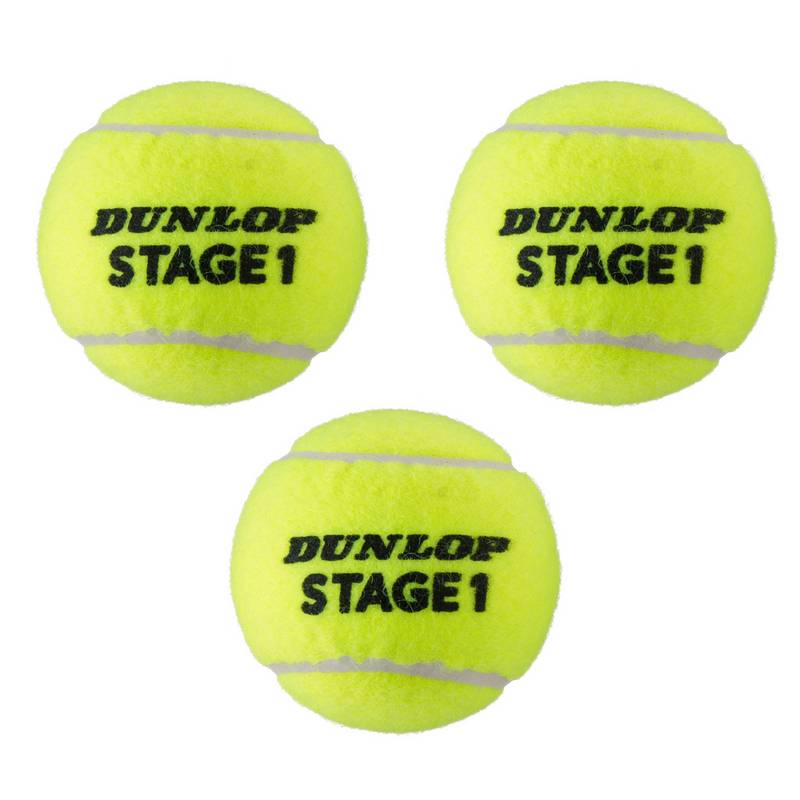 Dunlop STAGE 1 GREEN Tennisball Kinder