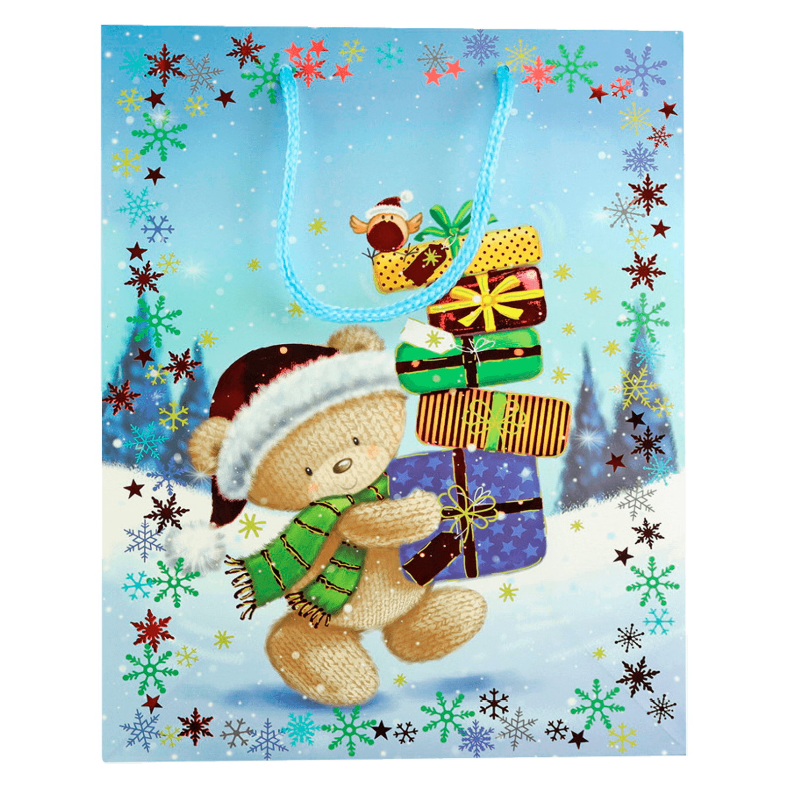 Geschenktasche Weihnachten 26x32,4x12,7cm