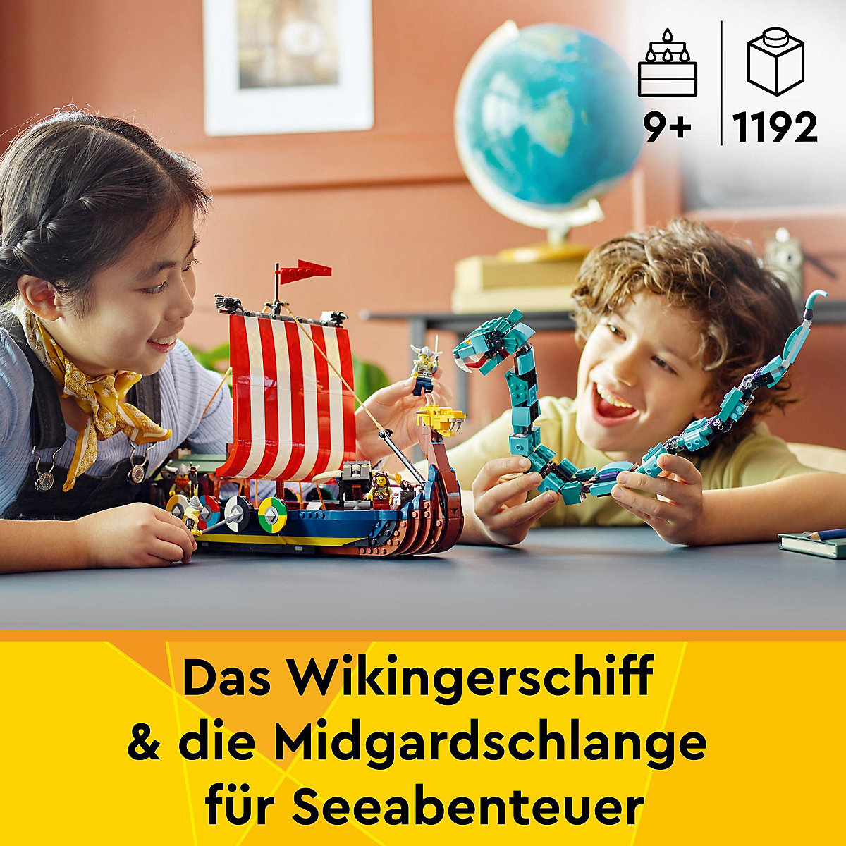 LEGO® Creator 31132 Wikingerschiff mit Midgardschlange