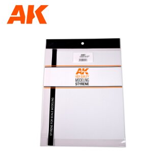 Styrene Sheet - 0.7mm Thickness x 245mm x 195mm (2)