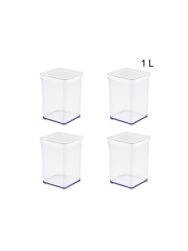 Rotho Set Vorratsdosen1 l LOFT in Weiß günstig kaufen onesize