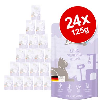 Sparpaket MjAMjAM Quetschie Kitten 24 x 125 g