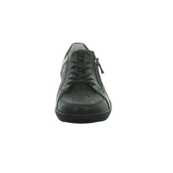 WALDLÄUFER Komfort Schnürer schwarz Halbschuh,schwarz