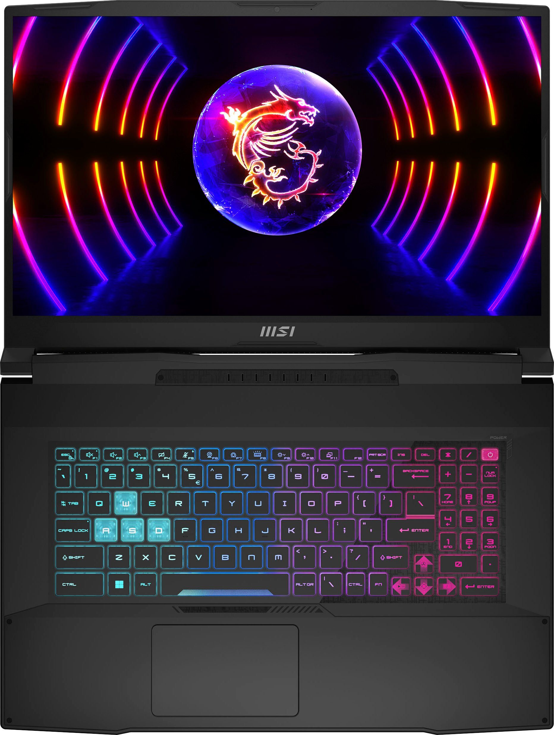 MSI Katana 17 B12VFK-406 Gaming-Notebook (43,9 cm/17,3 Zoll, Intel Core i7 12650H, GeForce RTX 4060, 1000 GB SSD)