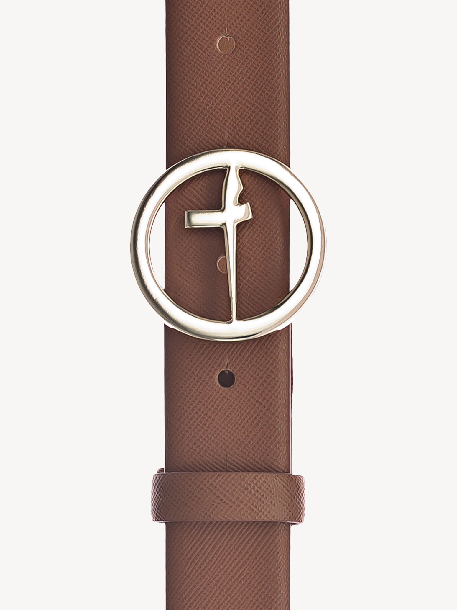 Ceinture en cuir - marron