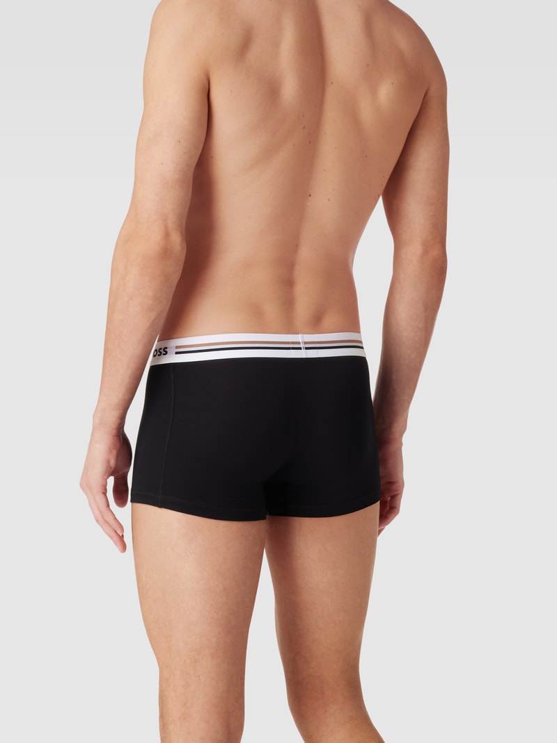 Trunks im 3er-Pack Modell 'Responsible' in schwarz